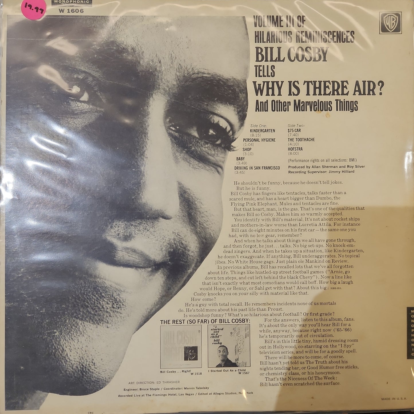 Bill Cosby - Why Is There Air?