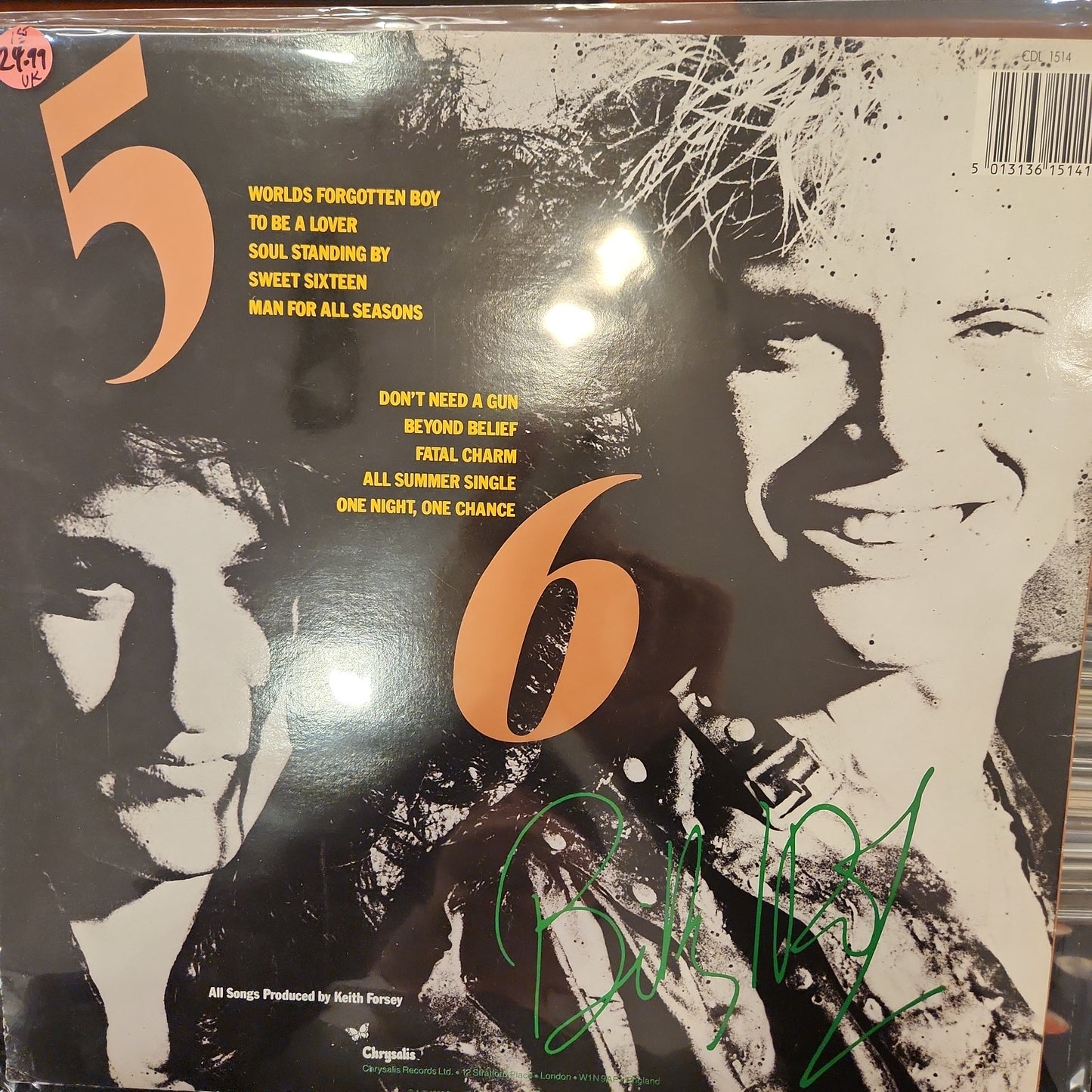 Billy Idol - Whiplash Smile