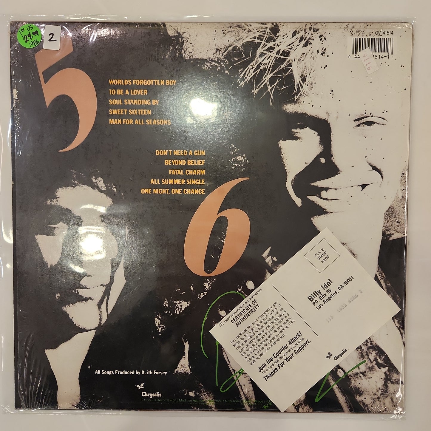 Billy Idol - Whiplash Smile 2