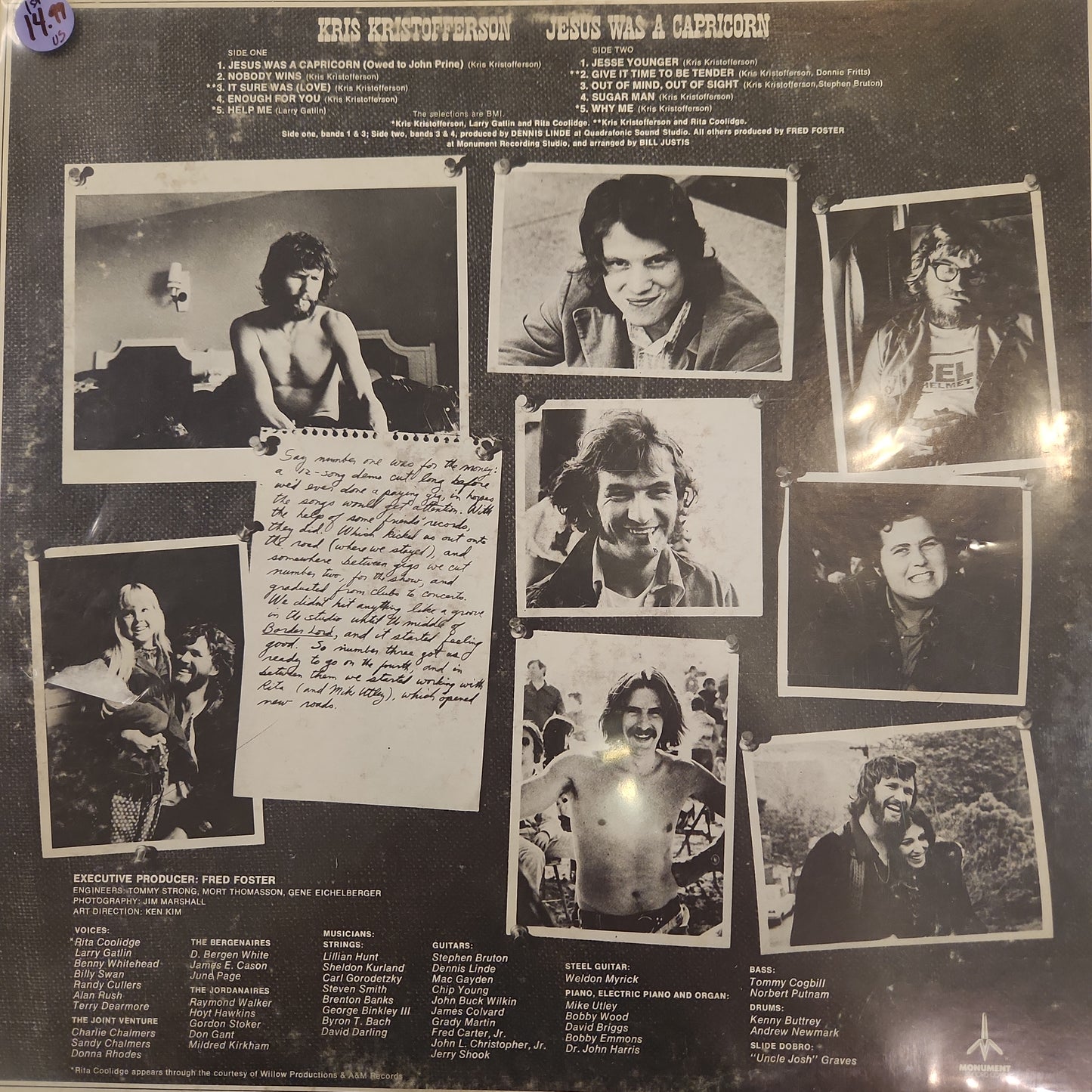 Kris Kristofferson - Jesus was a Capricorn