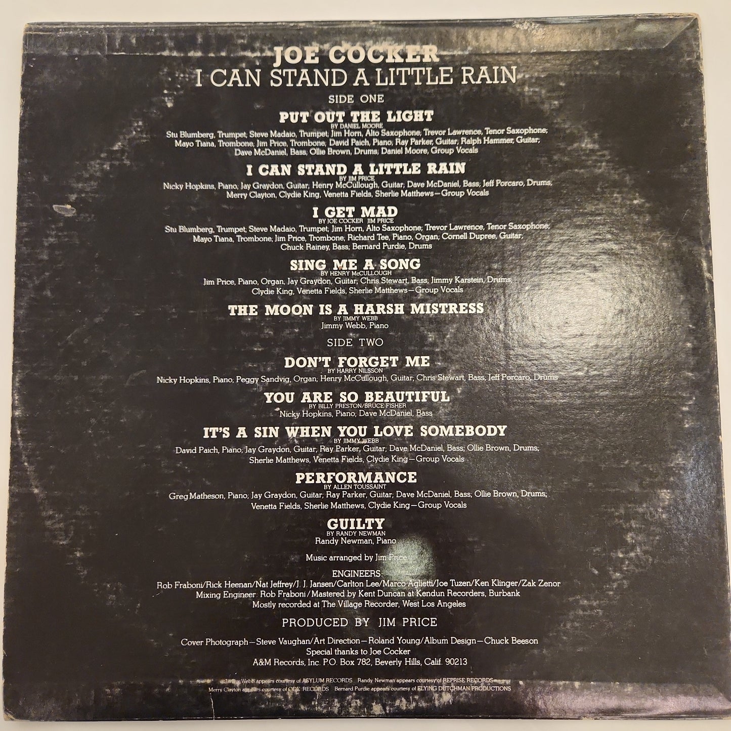 Joe Cocker - I Can Stand a Little Rain 1