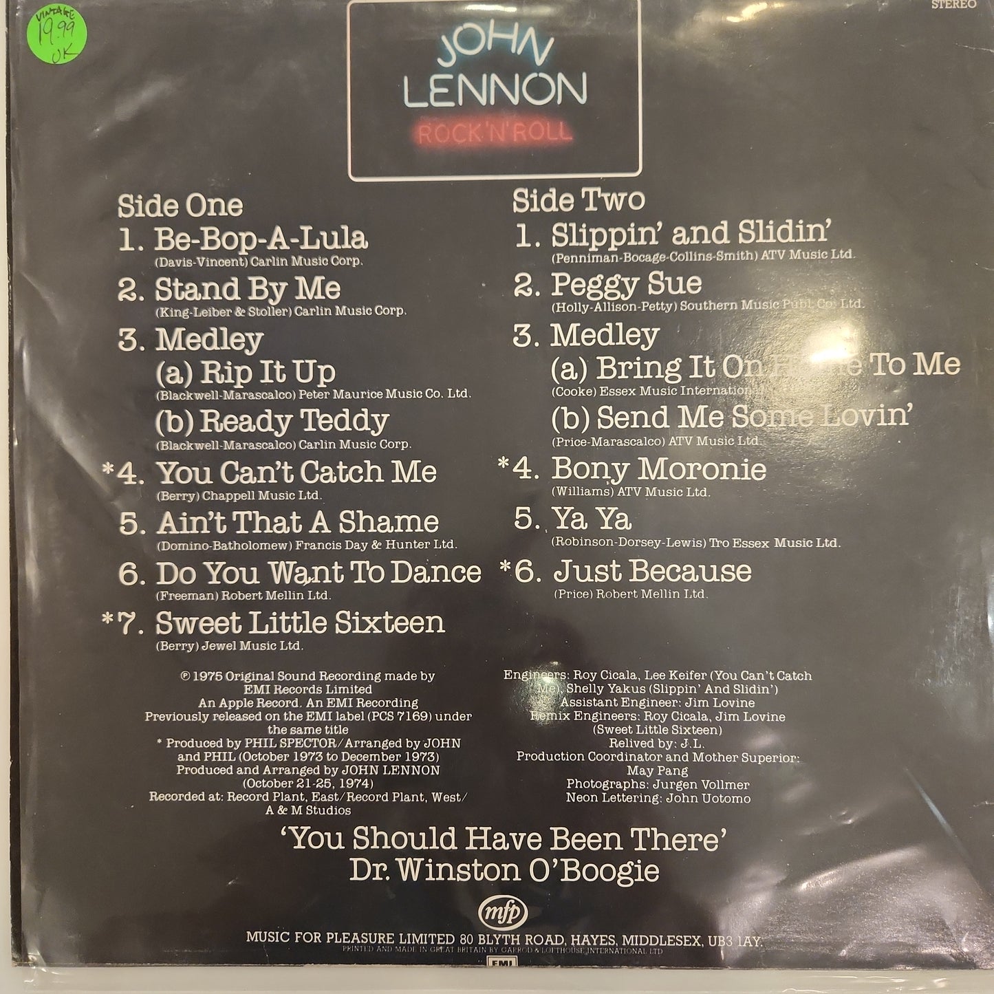 John Lennon - Rock 'N' Roll