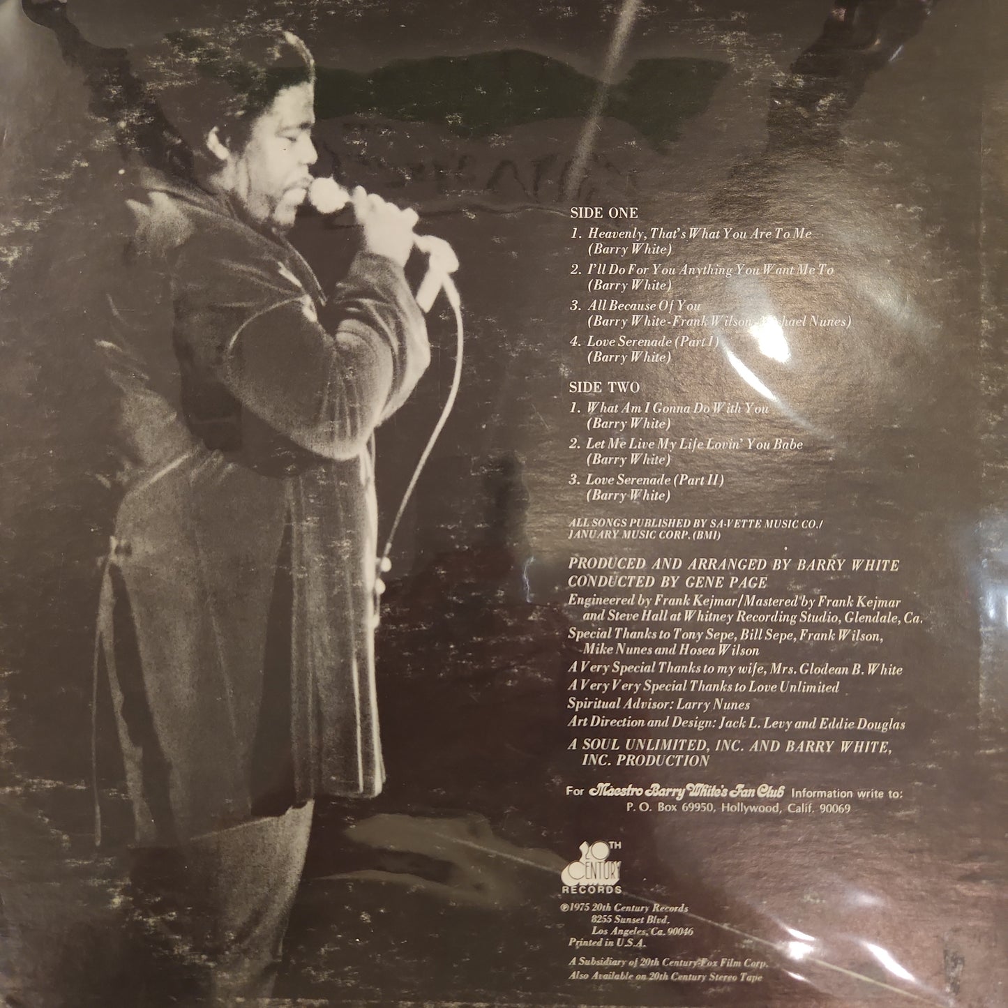 Barry White - Just Another Way To Say I Love You