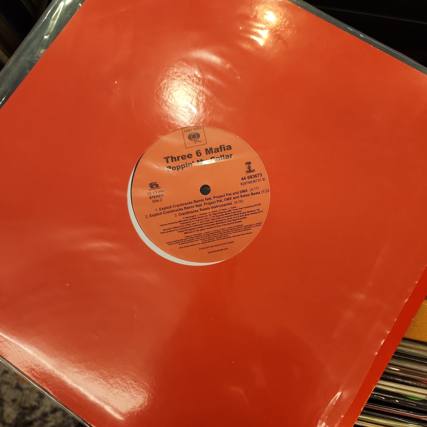 Three 6 Mafia - Poppin' My Collar 12" Single