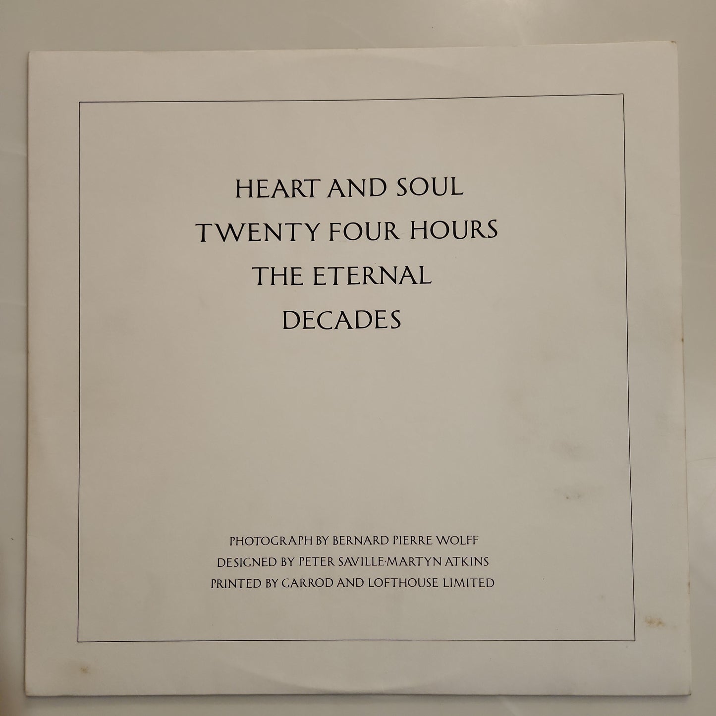 JOY DIVISION - Closer