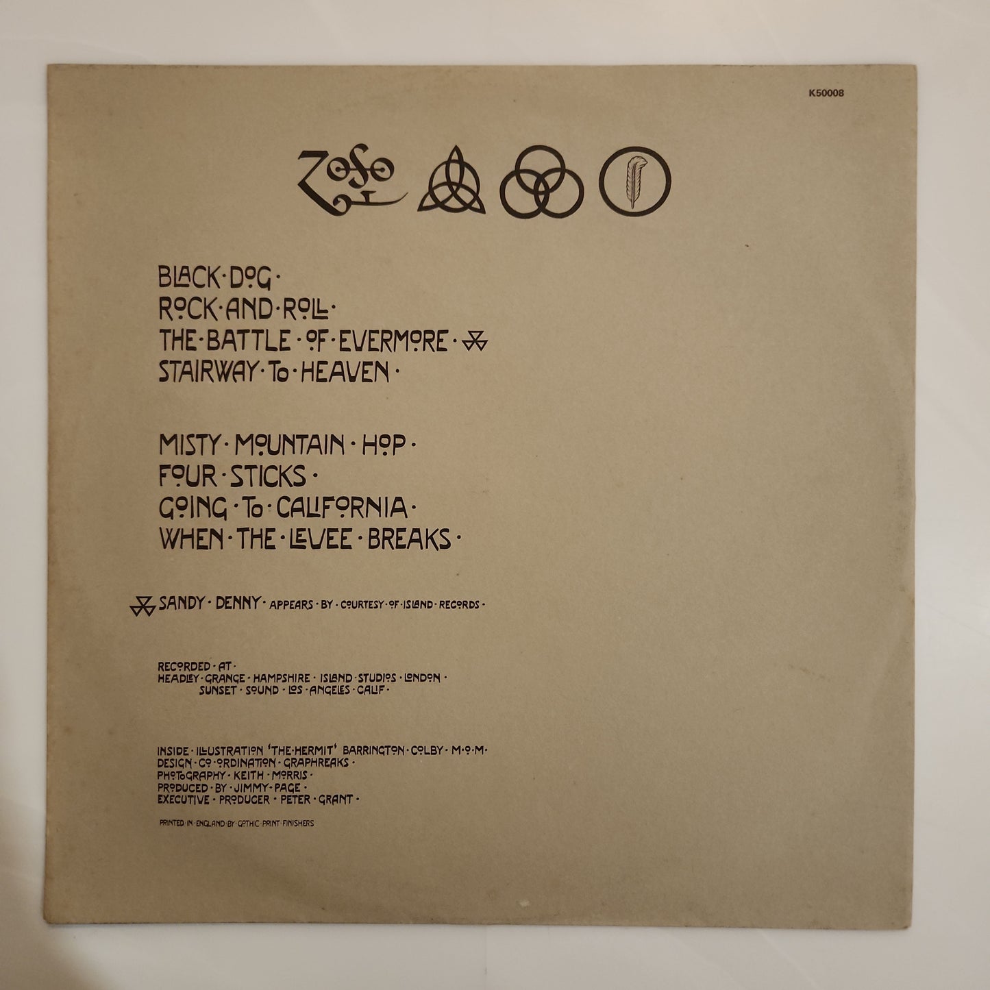 Led Zeppelin - IV Untitled (A63)
