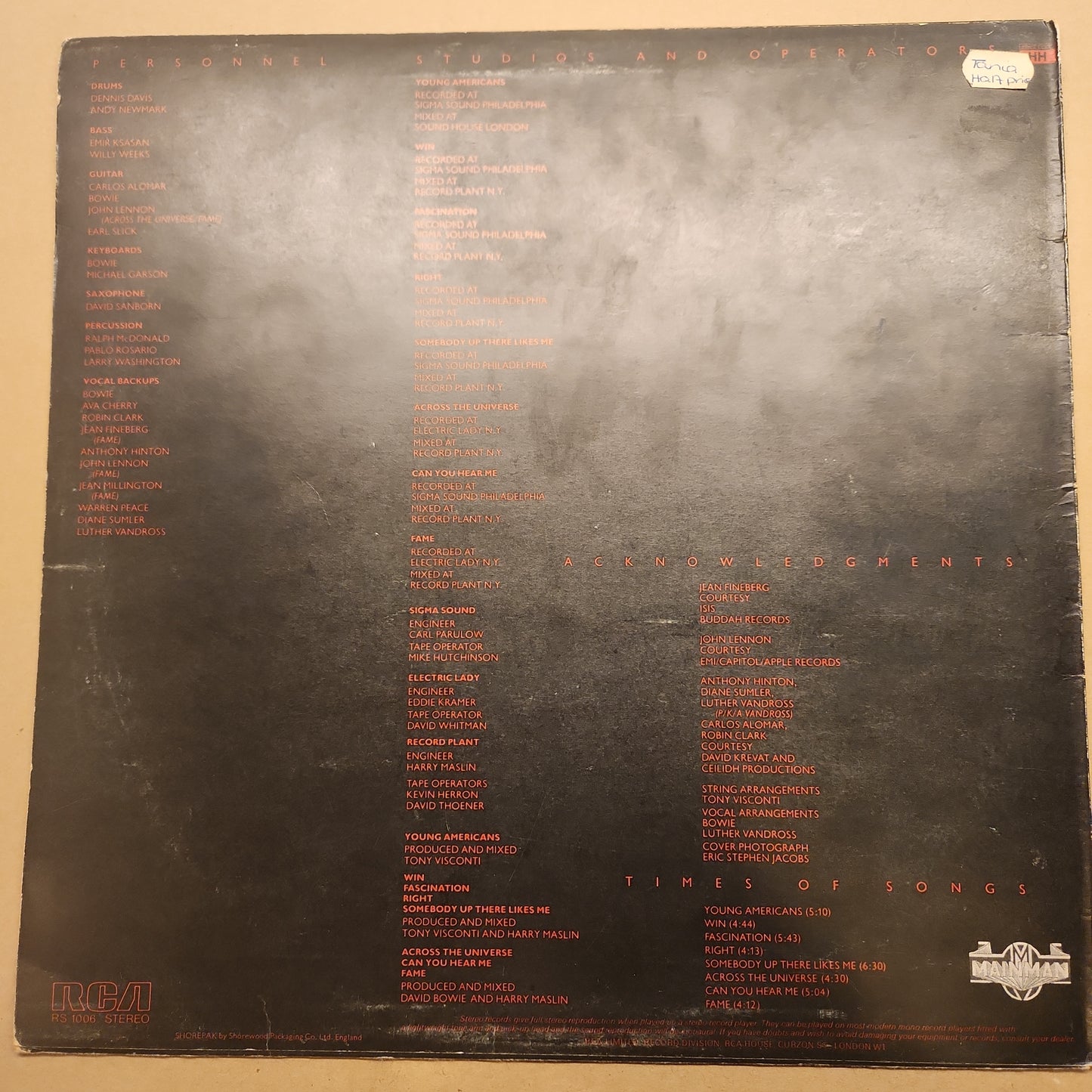 David Bowie - Young Americans (904)