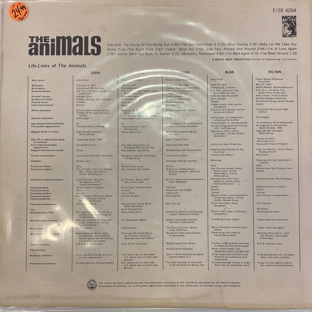 The Animals - S/T