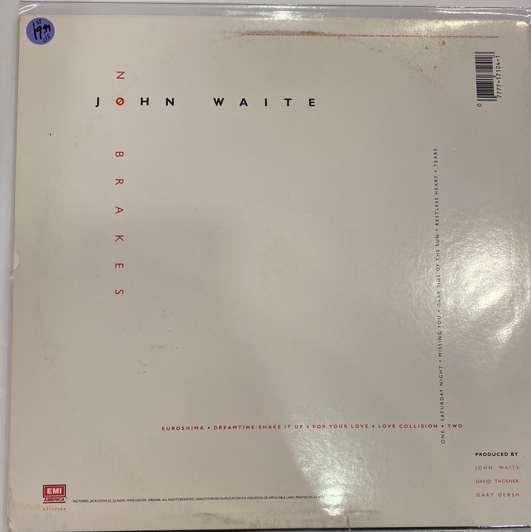 John Waite - No Brakes