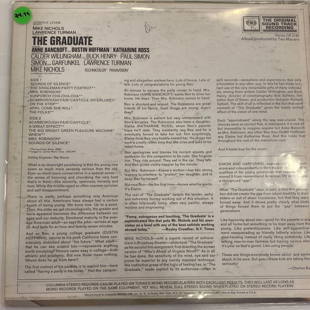 Simon & Garfunkel - The Graduate