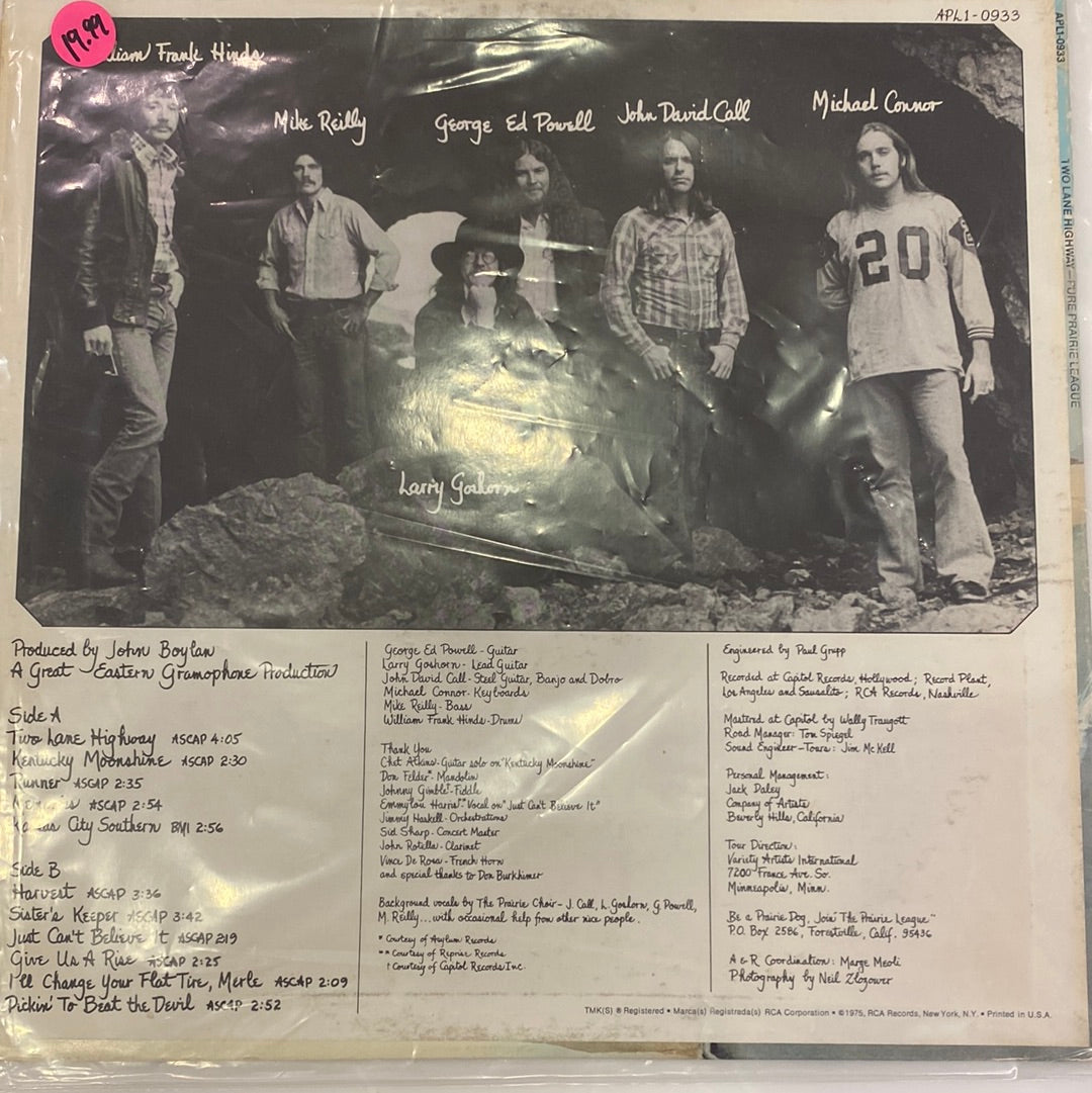 Pure Prairie League - Two Lane Highway