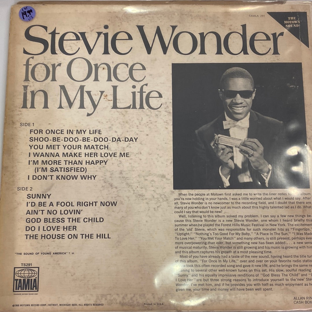 Stevie Wonder - For Once in My Life