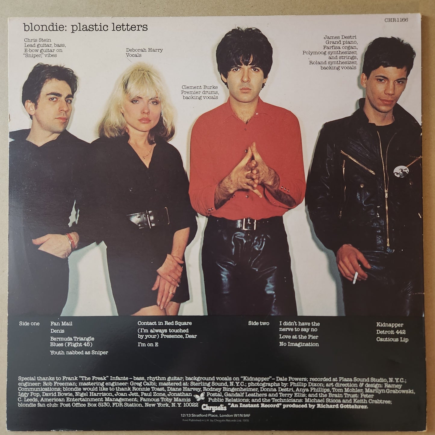 Blondie - Plastic Letters (ZAH)