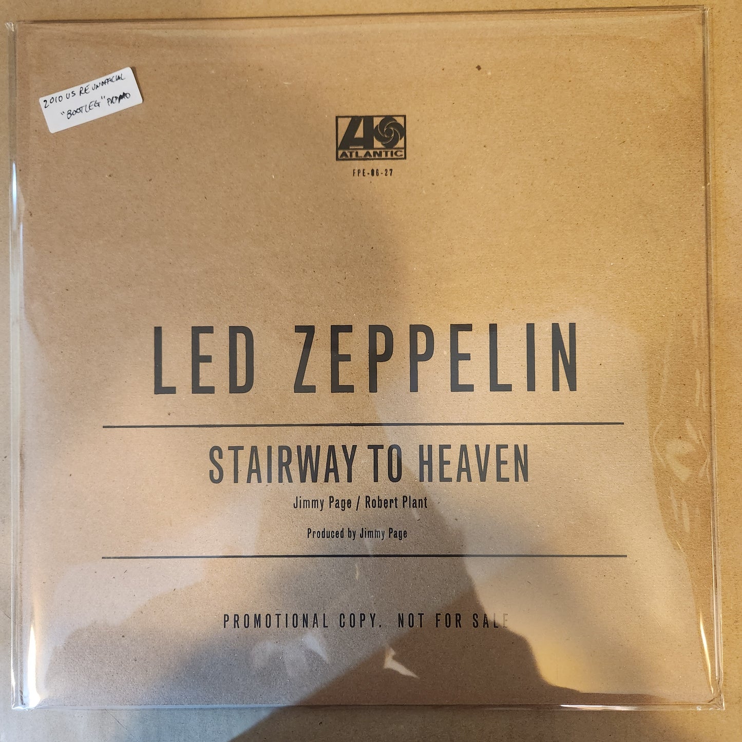 Led Zeppelin - Stairway To Heaven 12" 33 1/3 RPM Promo Copy