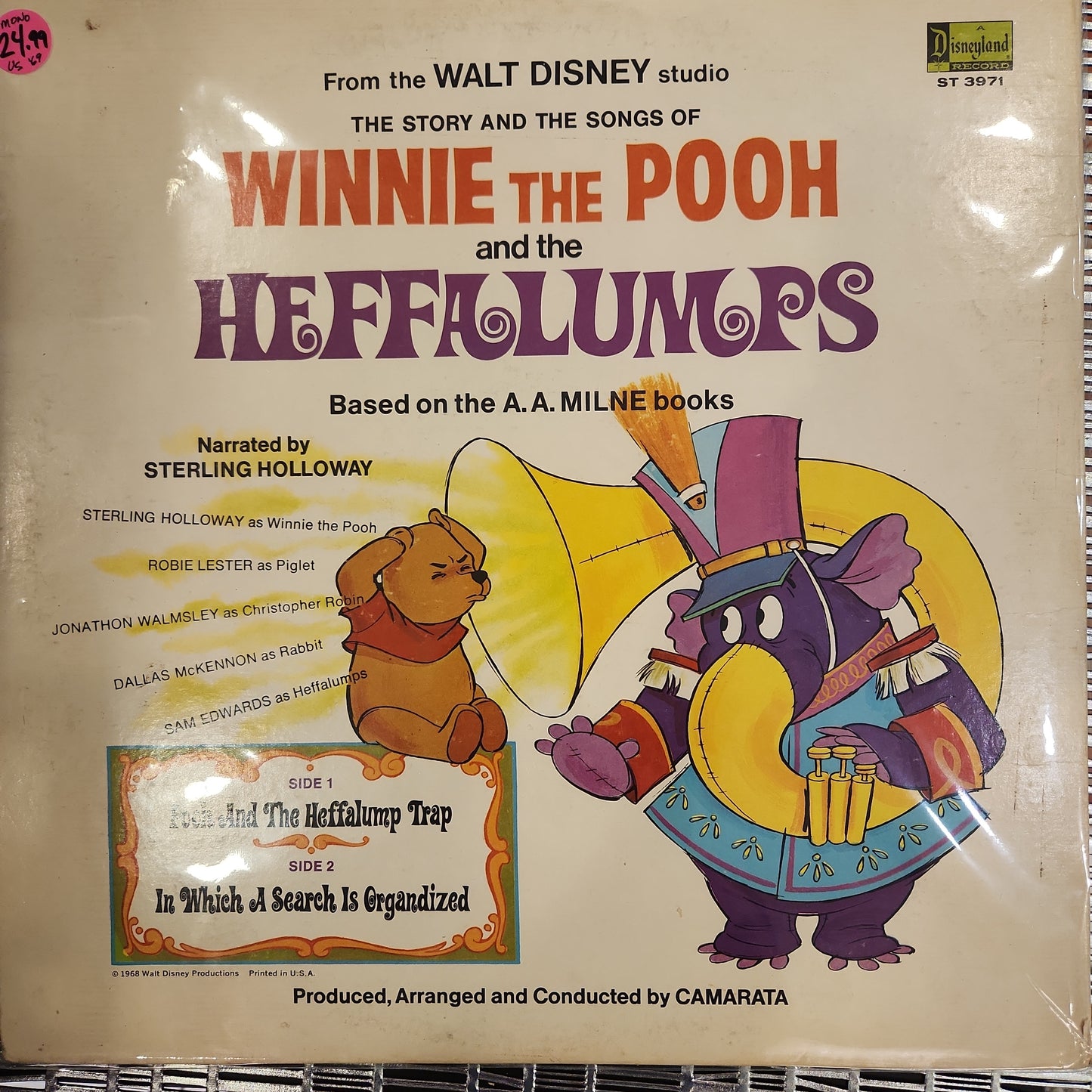 Winnie the Pooh and the Huffalumps Story and Songs