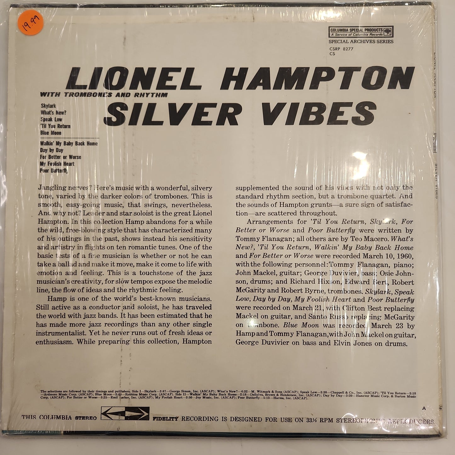 Lionel Hampton - Silver Vibes