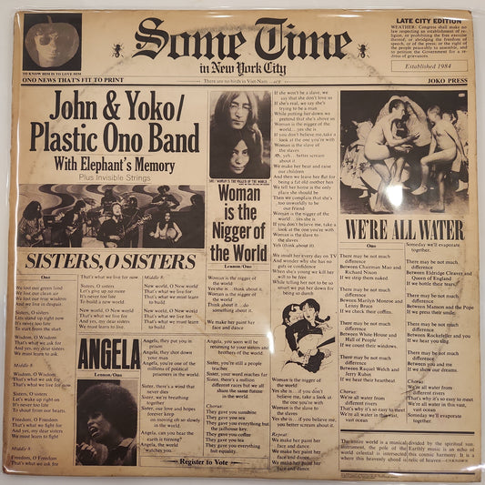 Plastic Ono Band - Some Time In New York