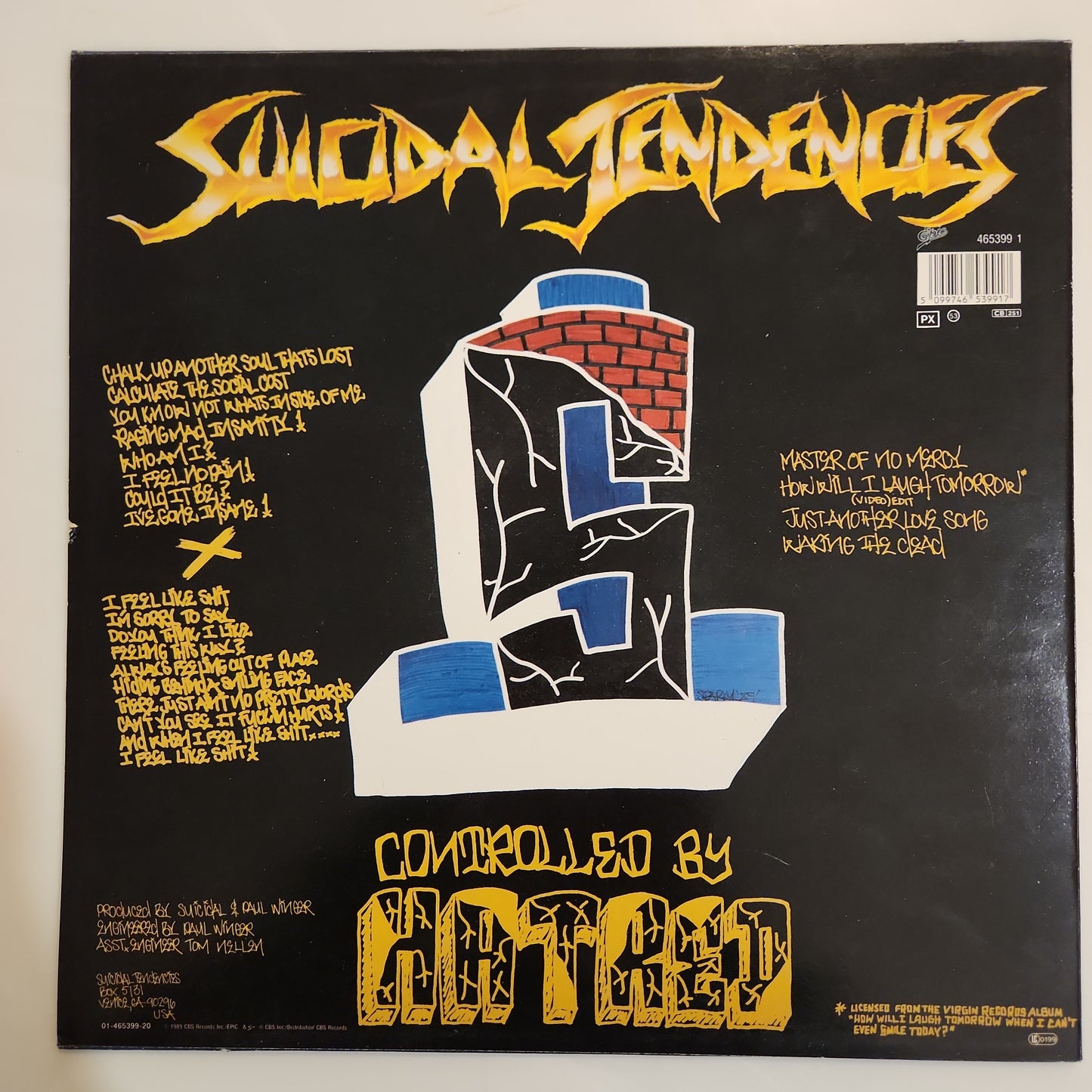 Suicidal Tendencies - Controlled By Hatred/Feel Like Shit...DeJaVu
