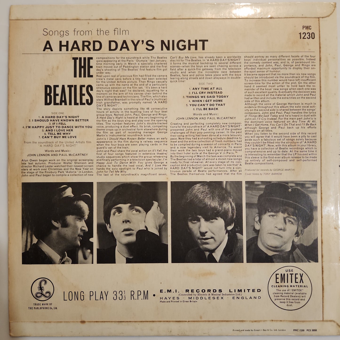 The Beatles - A Hard Day's Night (F22)