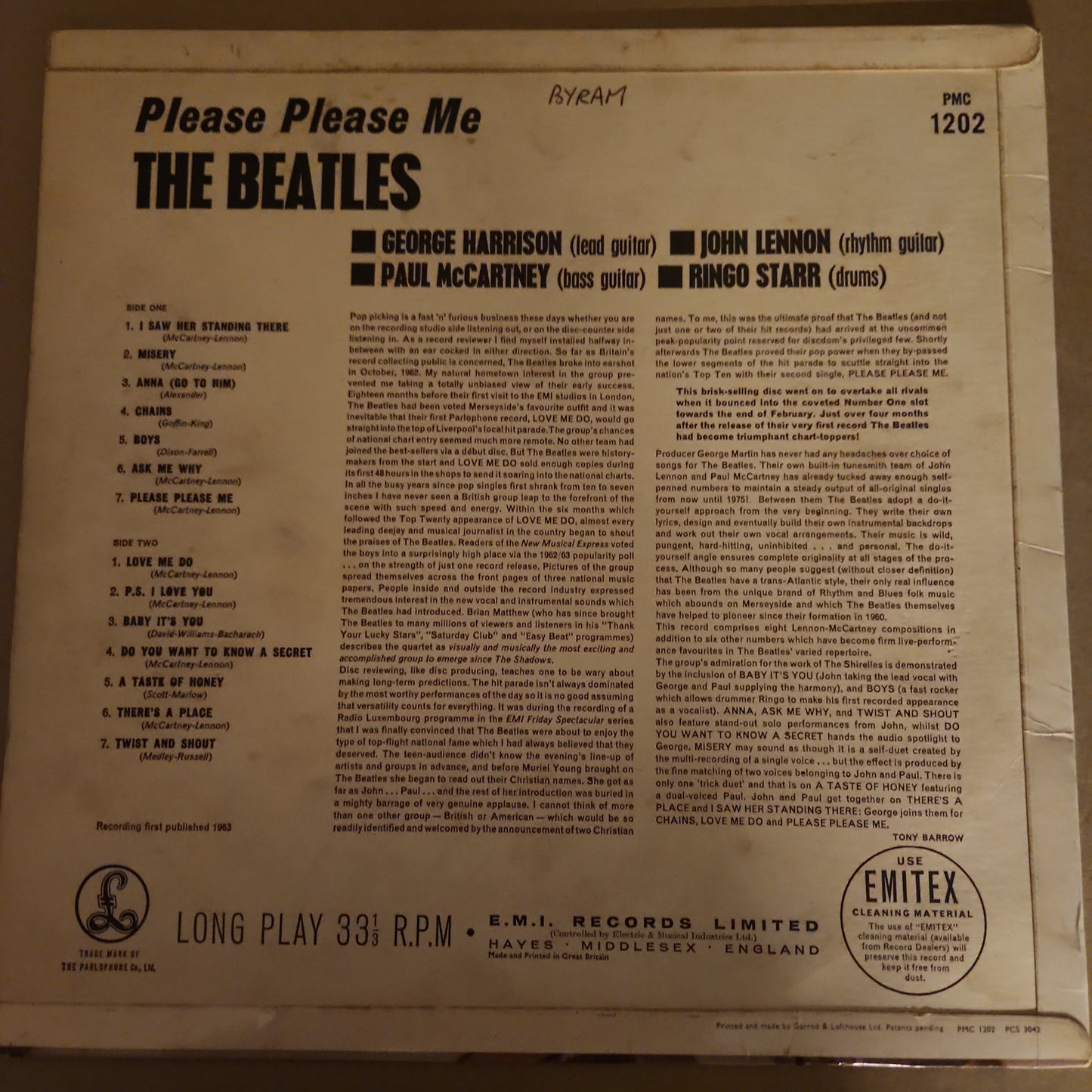 The Beatles - Please Please Me  (996)
