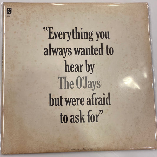 The O’Jays- Everything You Always Wanted to Hear By the O’Jays But Were Afraid to ask For