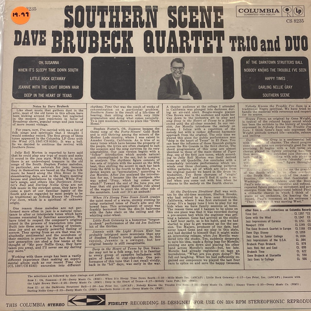 Dave Brubeck Quartet - Southern Scene
