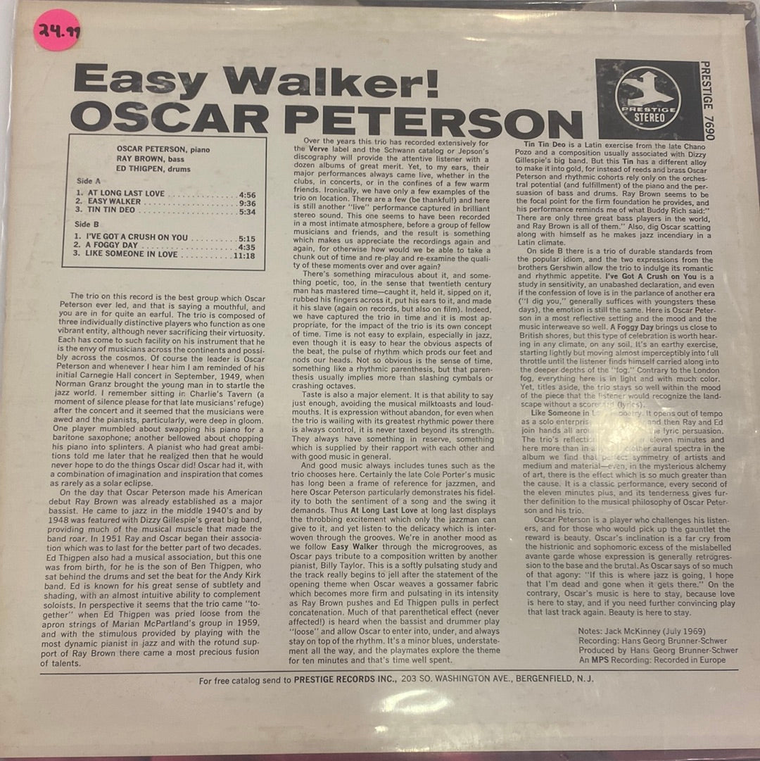Oscar Peterson - Easy Walker!